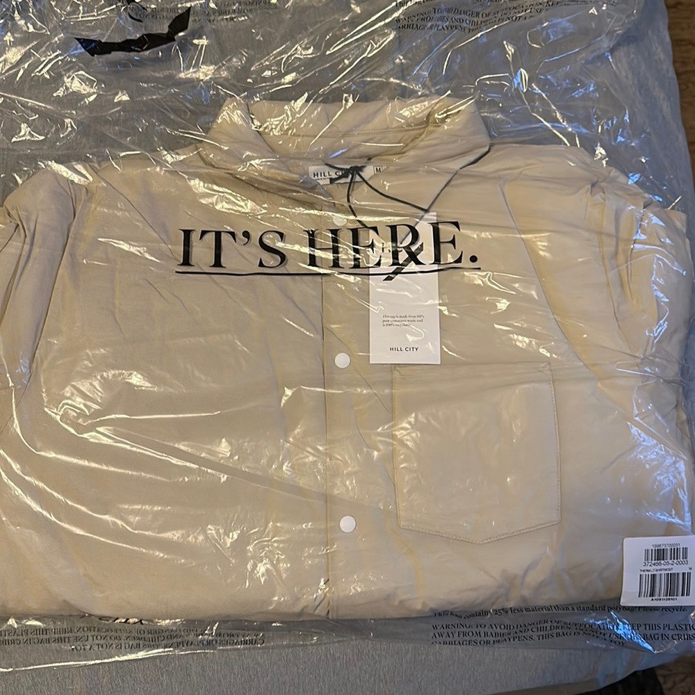 Hill City Thermal Shirt Jacket NWT